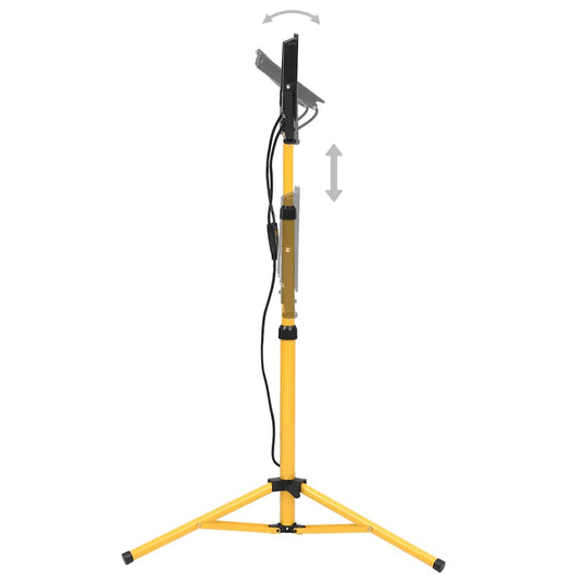 Vidaxl spotlight met statief led 2x100 w koudwit