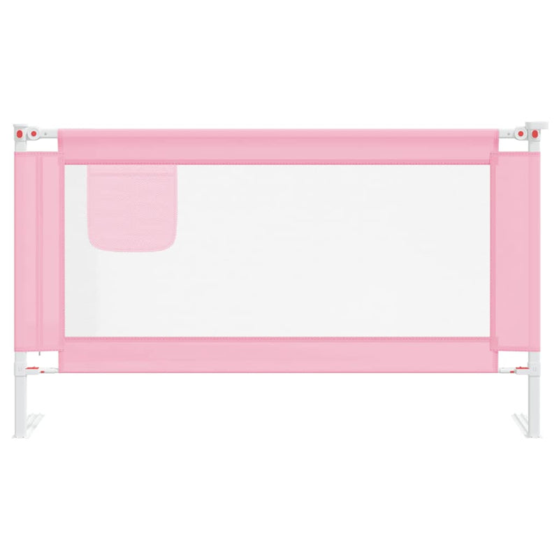 Afbeelding laden in galerijviewer, Vidaxl bedhekje peuter 140x25 cm stof roze
