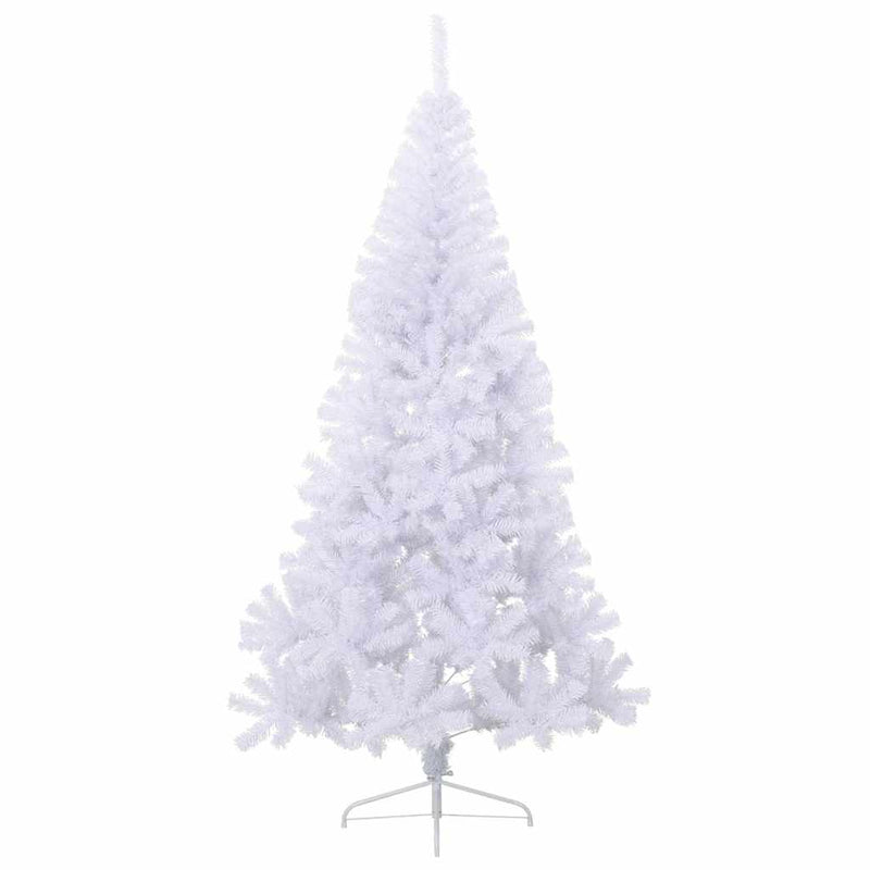 Afbeelding laden in galerijviewer, Vidaxl kunstkerstboom met standaard half 210 cm pvc groen
