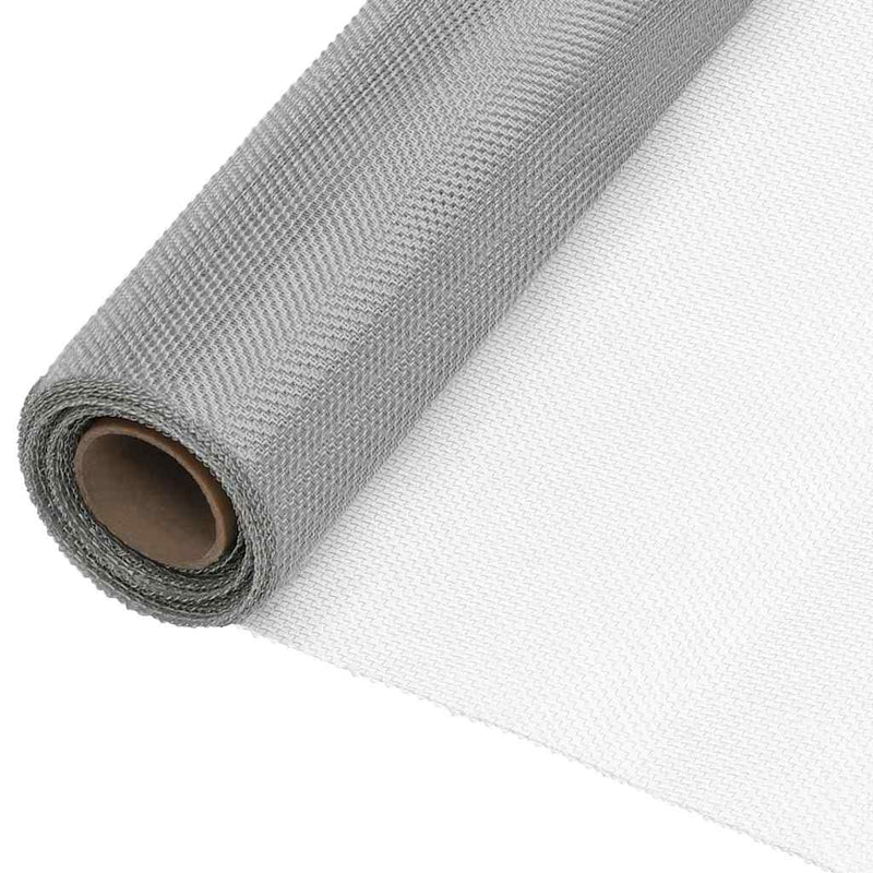 Afbeelding laden in galerijviewer, Vidaxl gaas 100x2000 cm roestvrij staal zilverkleurig
