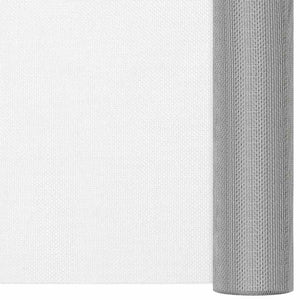 Vidaxl gaas 100x2000 cm roestvrij staal zilverkleurig