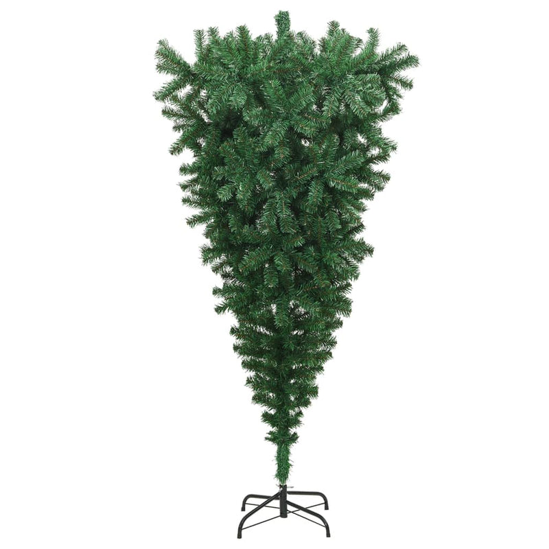 Afbeelding laden in galerijviewer, VidaXL Kunstkerstboom omgekeerd met standaard 240 cm groen
