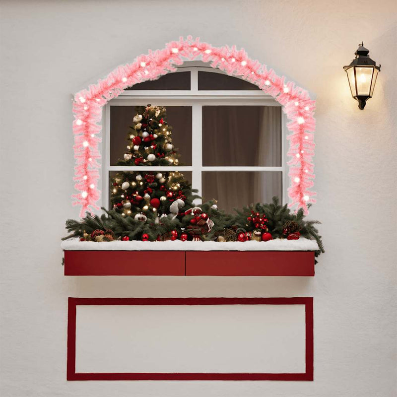Afbeelding laden in galerijviewer, Vidaxl kerstslinger met led-lampjes 10 m roze
