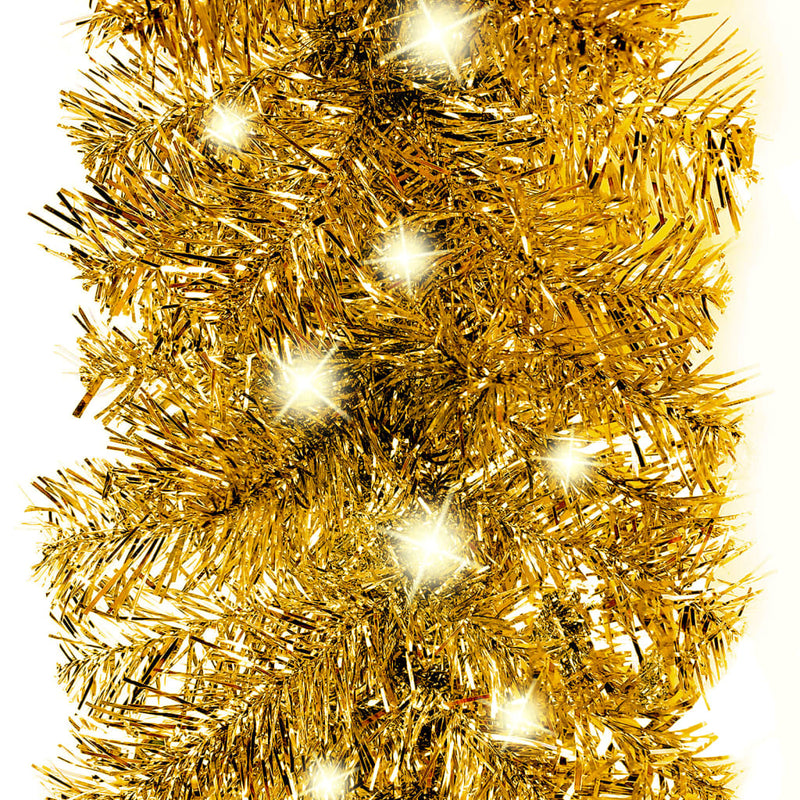 Afbeelding laden in galerijviewer, Vidaxl kerstslinger met led-lampjes 20 m goudkleurig
