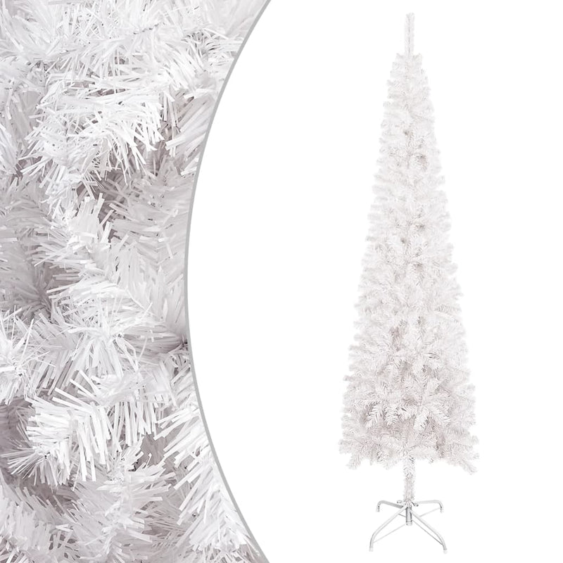 Afbeelding laden in galerijviewer, VidaXL Kerstboom smal 240 cm wit
