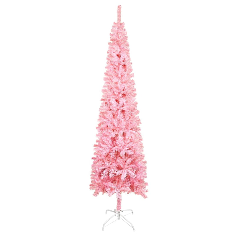 Afbeelding laden in galerijviewer, VidaXL Kerstboom smal 120 cm roze
