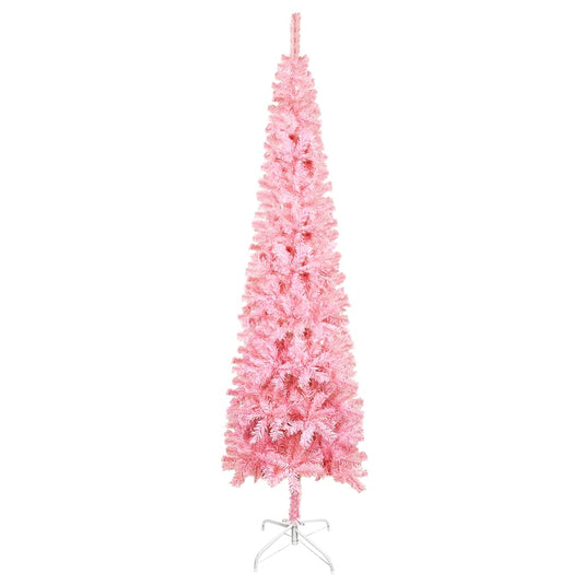VidaXL Kerstboom smal 120 cm roze