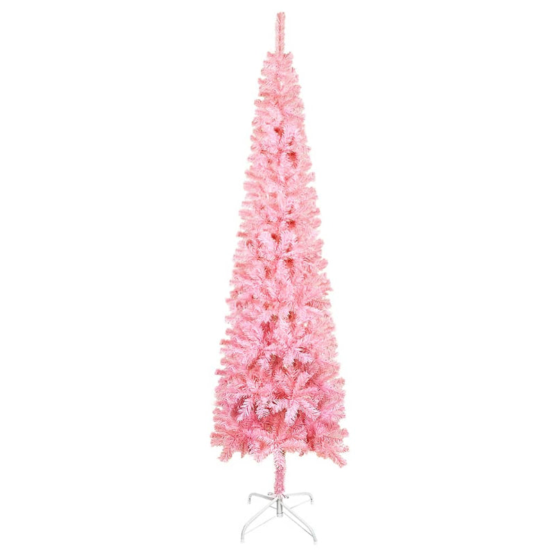 Afbeelding laden in galerijviewer, VidaXL Kerstboom smal 150 cm roze
