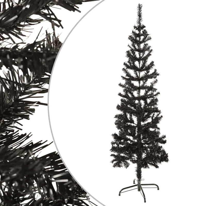 Afbeelding laden in galerijviewer, Vidaxl kerstboom smal 150 cm zwart
