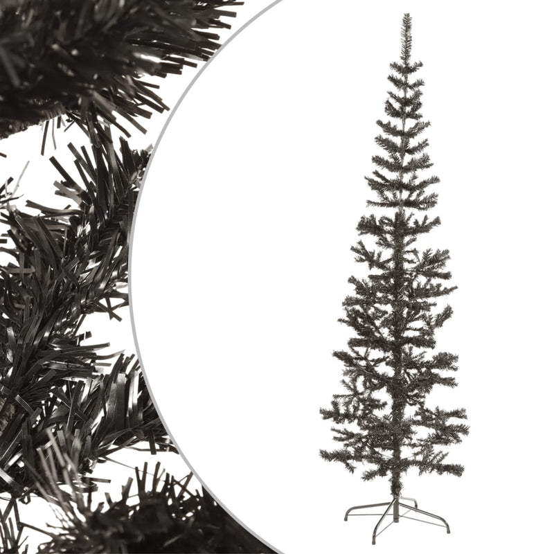 Afbeelding laden in galerijviewer, Vidaxl kerstboom smal 240 cm zwart

