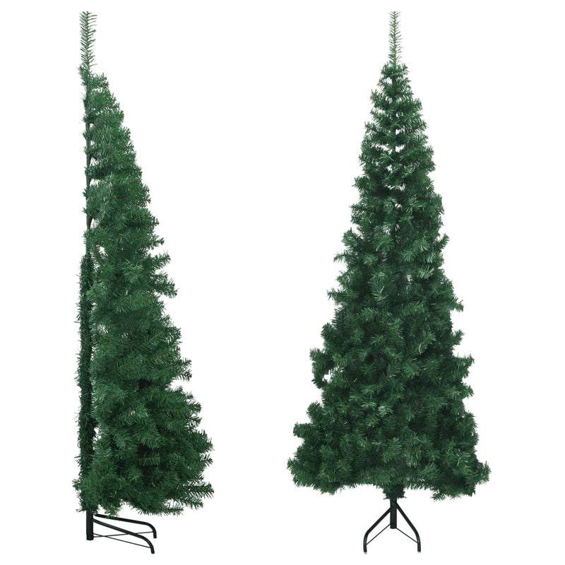 Afbeelding laden in galerijviewer, Vidaxl kunstkerstboom hoek 240 cm pvc groen
