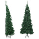 Vidaxl kunstkerstboom hoek 240 cm pvc groen