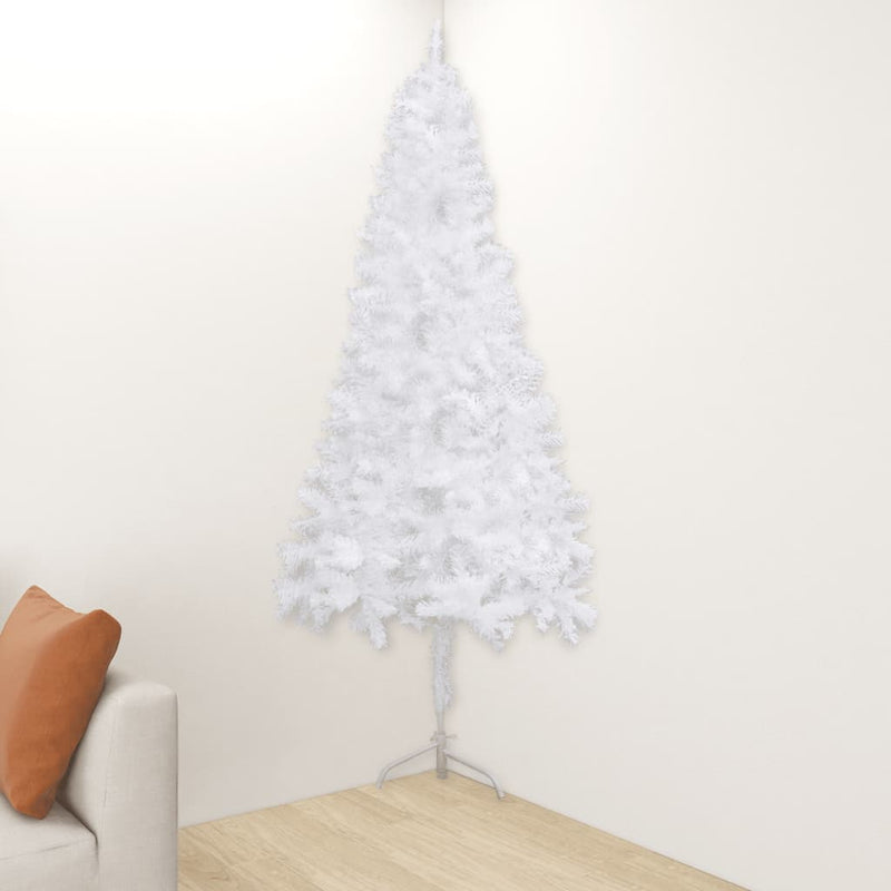 Afbeelding laden in galerijviewer, Vidaxl kunstkerstboom hoek 150 cm pvc wit
