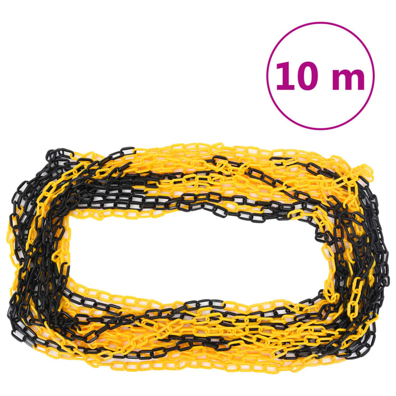 Afbeelding laden in galerijviewer, Vidaxl kettingpalenset met kunststof ketting 10 m
