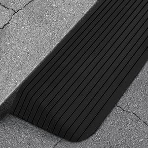 Vidaxl drempelhulp 110x41x5 cm rubber