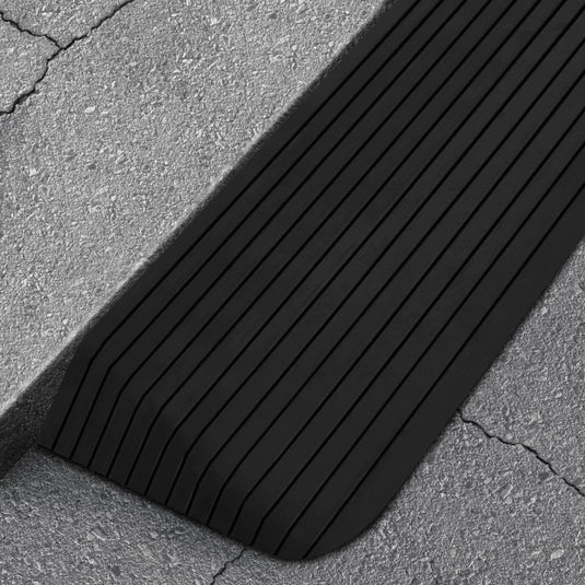 Vidaxl drempelhulp 110x41x5 cm rubber