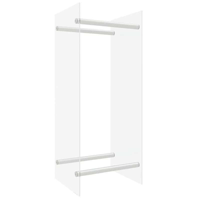 Afbeelding laden in galerijviewer, VidaXL Haardhoutrek 40x35x100 cm gehard glas transparant
