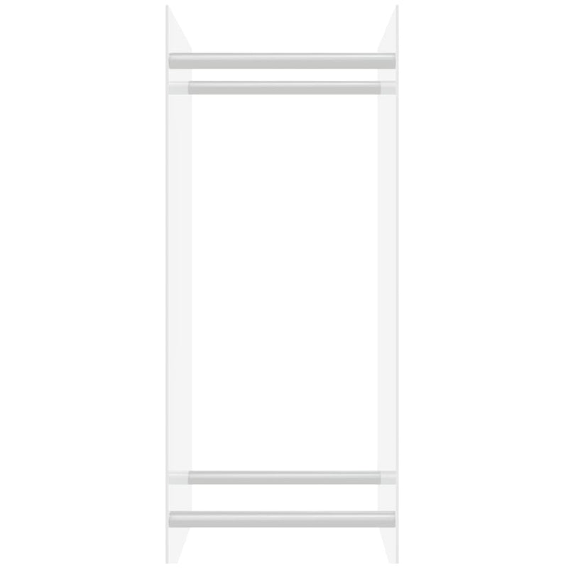 Afbeelding laden in galerijviewer, VidaXL Haardhoutrek 40x35x100 cm gehard glas transparant
