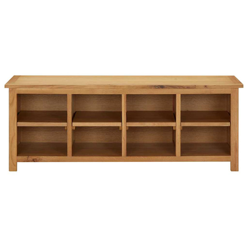 Afbeelding laden in galerijviewer, Vidaxl schoenenrek 114x37x45 cm massief eikenhout
