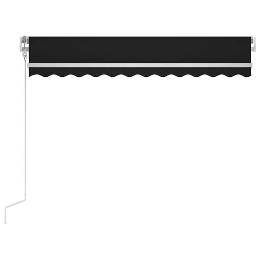 Vidaxl luifel automatisch met led en windsensor 350x250 cm antraciet