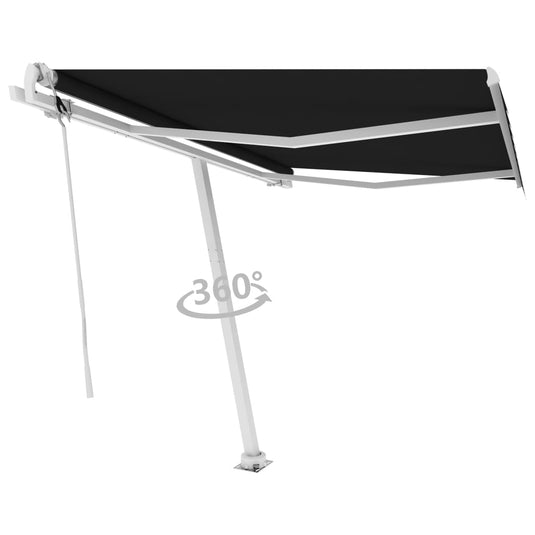 VidaXL Luifel vrijstaand automatisch 300x250 cm antracietkleurig