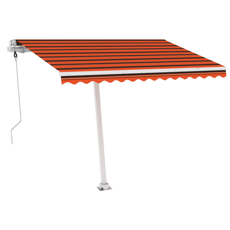 Afbeelding laden in galerijviewer, VidaXL Luifel vrijstaand automatisch 300x250 cm oranje en bruin
