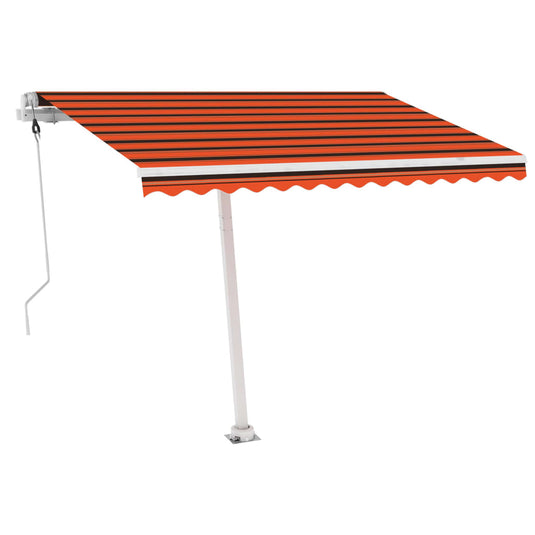 VidaXL Luifel vrijstaand automatisch 300x250 cm oranje en bruin