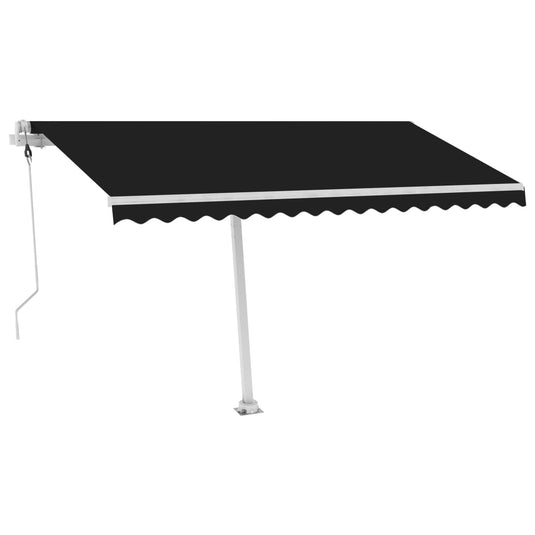 VidaXL Luifel vrijstaand automatisch 400x300 cm antracietkleurig