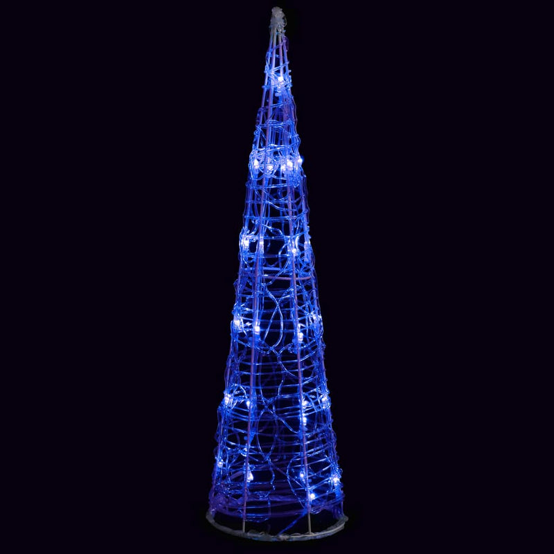 Afbeelding laden in galerijviewer, Vidaxl lichtkegel decoratief led blauw 60 cm acryl
