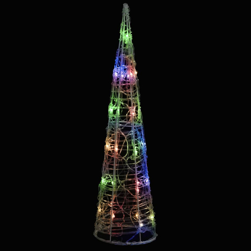 Afbeelding laden in galerijviewer, Vidaxl lichtkegel decoratief led meerkleurig 60 cm acryl
