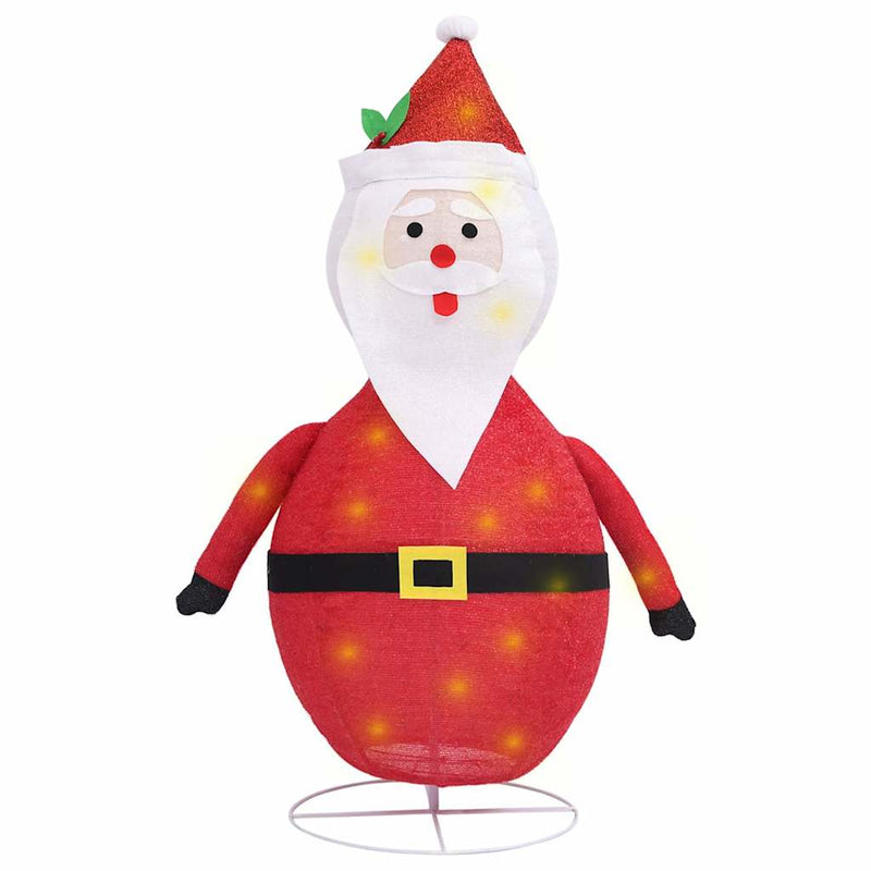 Afbeelding laden in galerijviewer, Vidaxl kerstman decoratief led 60 cm luxe stof
