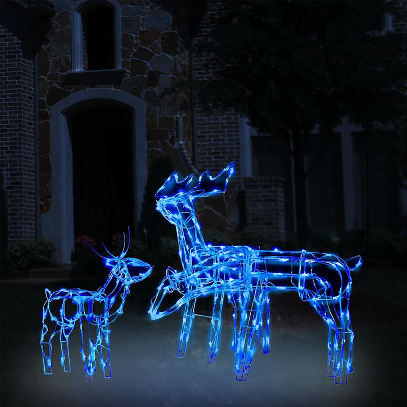 Afbeelding laden in galerijviewer, Vidaxl 3-delige kerstverlichting rendieren 229 led's
