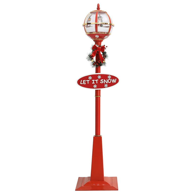 Afbeelding laden in galerijviewer, Vidaxl straatlantaarn met kerstman led 175 cm
