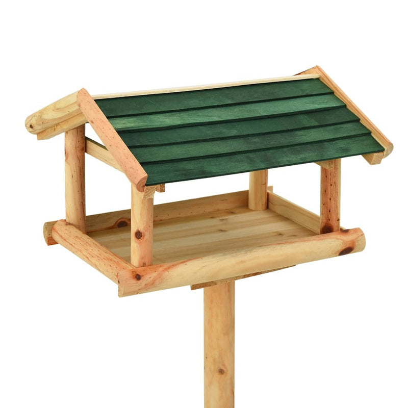 Afbeelding laden in galerijviewer, Vidaxl vogelvoeder met standaard 37x28x100 cm massief vurenhout
