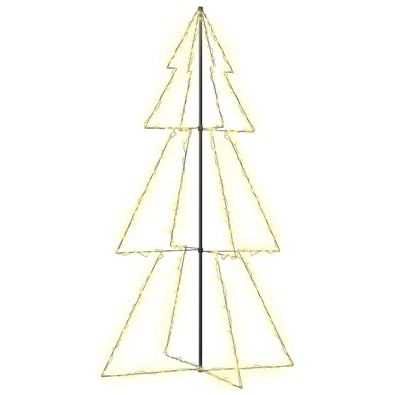 Afbeelding laden in galerijviewer, Vidaxl kegelkerstboom 300 led's binnen en buiten 120x220 cm
