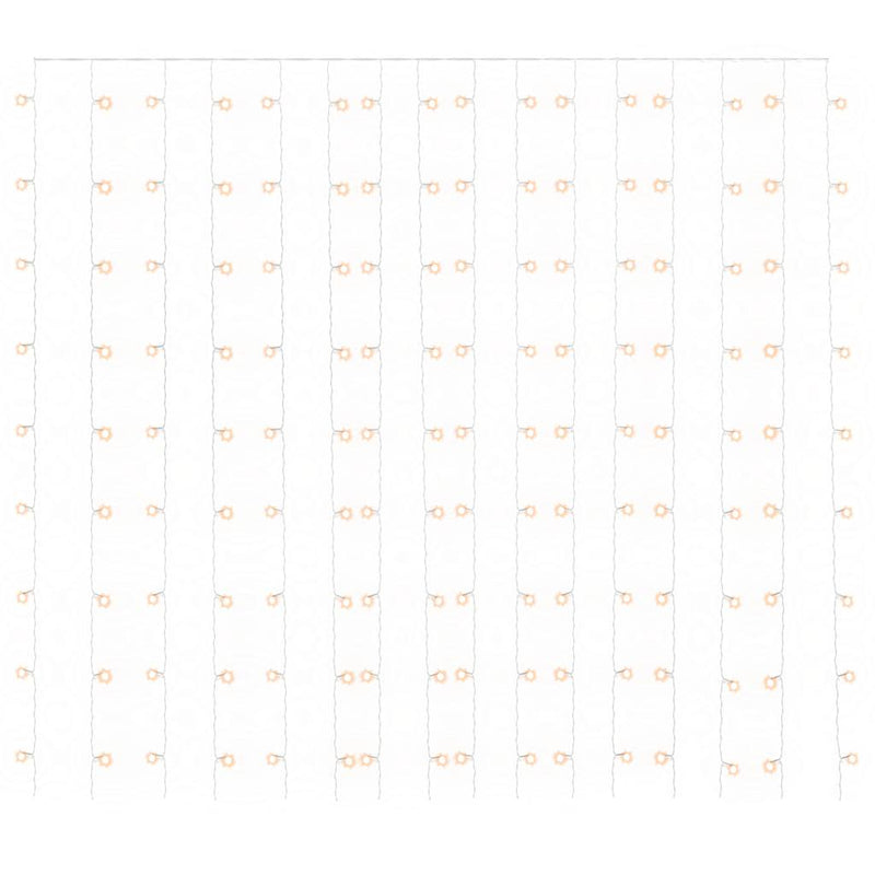 Afbeelding laden in galerijviewer, Vidaxl lichtsnoergordijn met 300 led's en 8 functies 3x3 m warmwit
