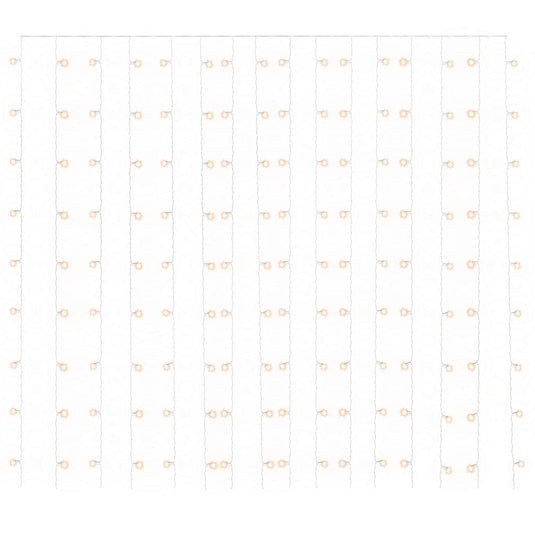 Vidaxl lichtsnoergordijn met 300 led's en 8 functies 3x3 m warmwit