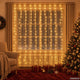 Vidaxl lichtsnoergordijn met 300 led's en 8 functies 3x3 m warmwit