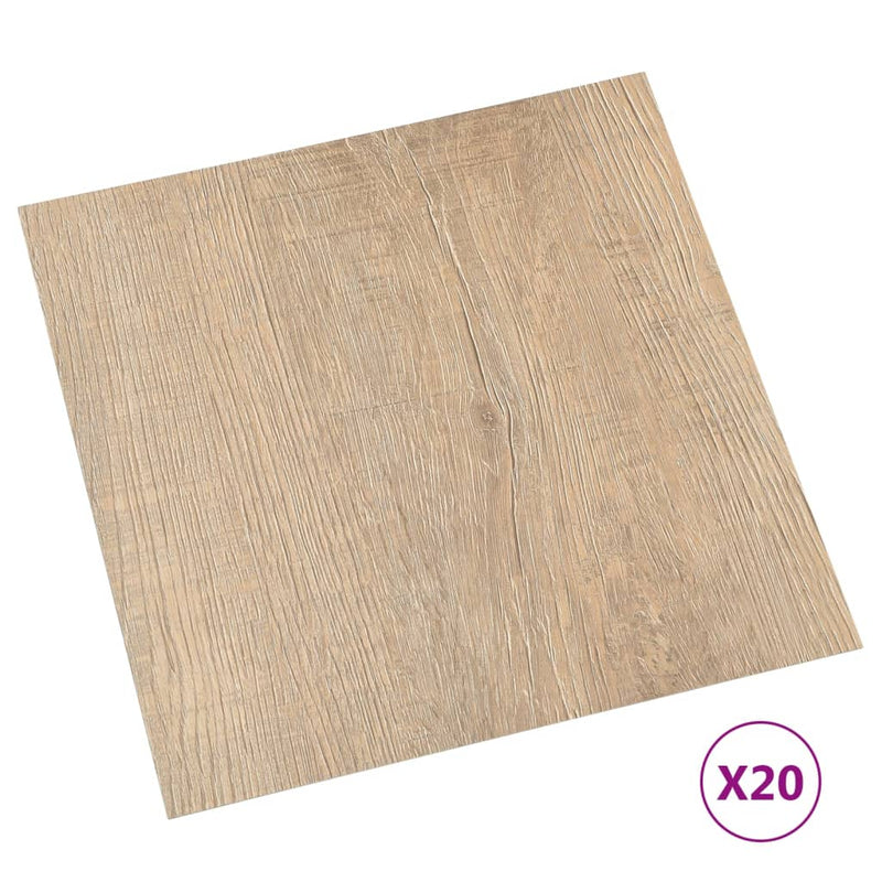 Afbeelding laden in galerijviewer, Vidaxl vloerplanken 20 st zelfklevend 1,86 m² pvc bruin
