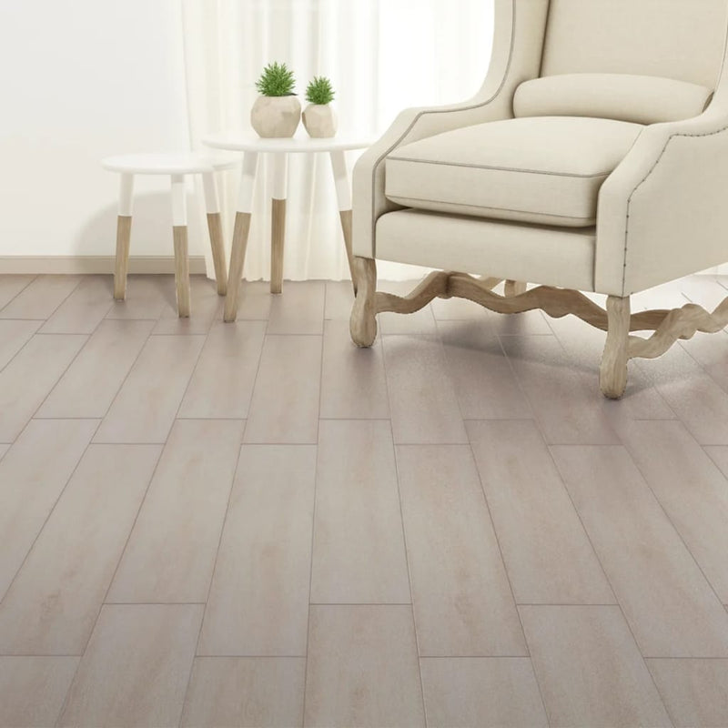 Afbeelding laden in galerijviewer, Vidaxl vloerplanken zelfklevend 5,21 m² 2 mm pvc klassiek wit eiken
