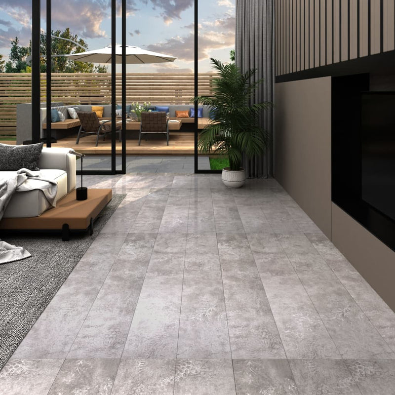 Afbeelding laden in galerijviewer, Vidaxl vloerplanken zelfklevend 5,21 m² 2 mm pvc aardegrijs

