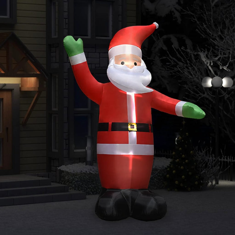 Afbeelding laden in galerijviewer, Vidaxl kerstman opblaasbaar met led's ip44 3 m
