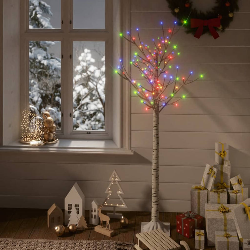 Afbeelding laden in galerijviewer, Vidaxl kerstboom wilg 140 meerkleurige led's binnen en buiten 1,5 m
