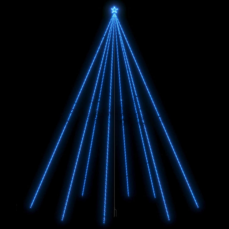 Afbeelding laden in galerijviewer, Vidaxl led-kerstboom binnen buiten 1300 leds 8 m blauw
