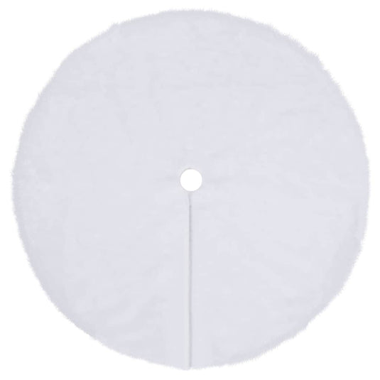 Vidaxl kerstboomrok wit 150 cm imitatiebont