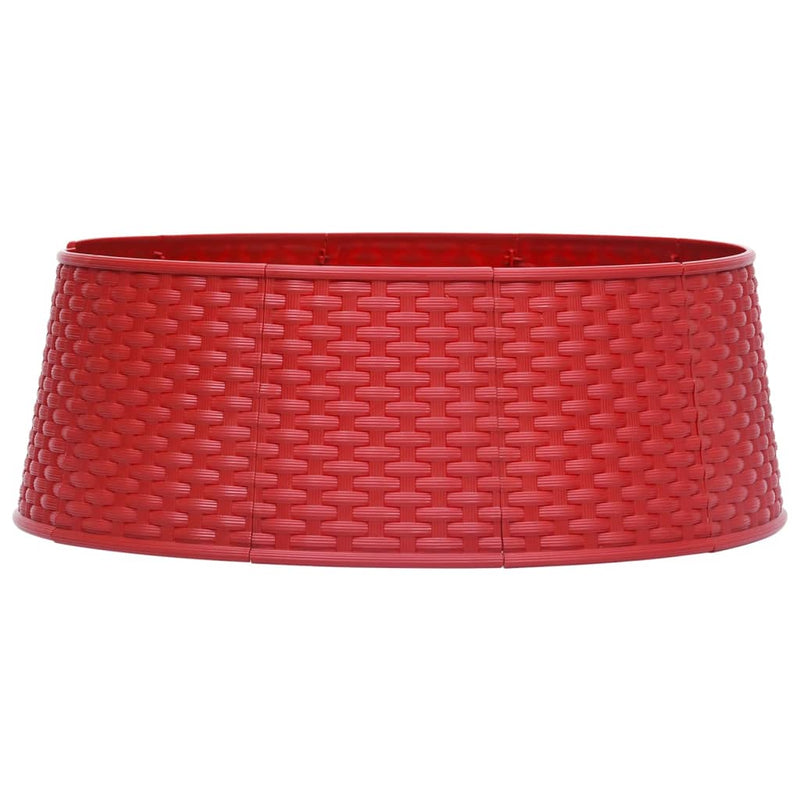 Afbeelding laden in galerijviewer, VidaXL Kerstboomrok Ø54x19,5 cm rood
