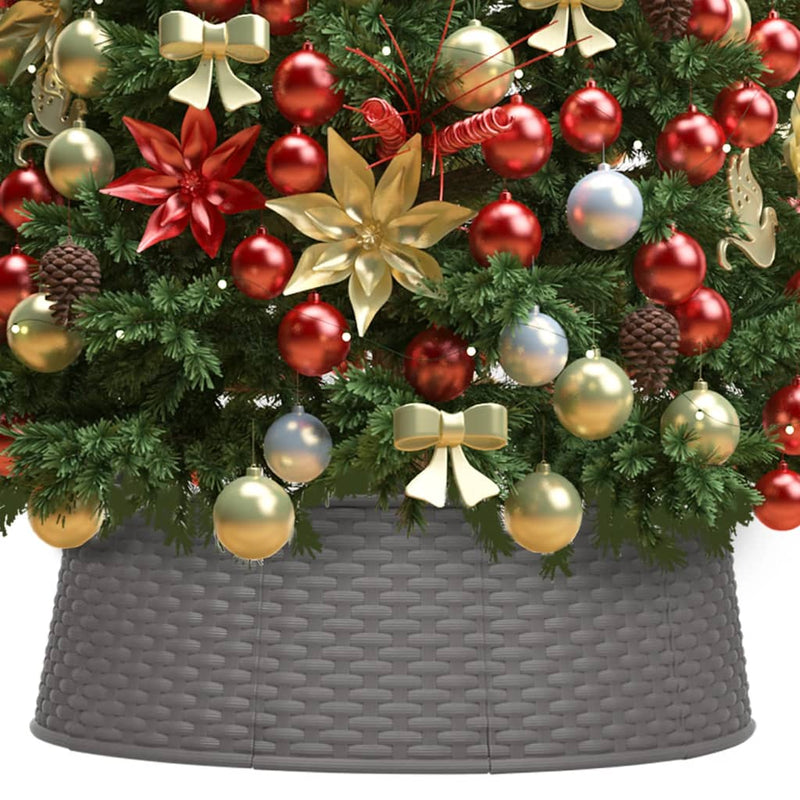 Afbeelding laden in galerijviewer, Vidaxl kerstboomrok ø65x19,5 cm bruin
