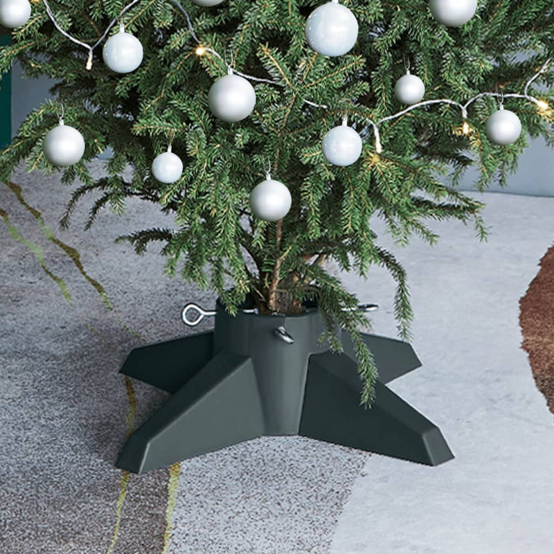 Afbeelding laden in galerijviewer, Vidaxl kerstboomstandaard 55,5x55,5x15 cm groen
