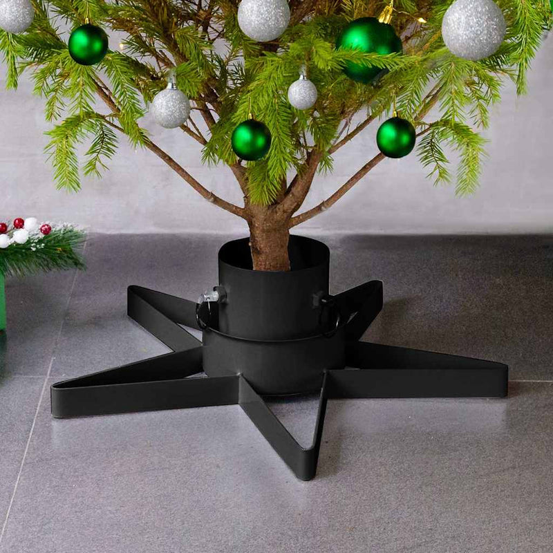 Afbeelding laden in galerijviewer, Vidaxl kerstboomstandaard 47x47x13,5 cm zwart
