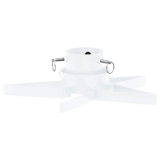 Vidaxl kerstboomstandaard 47x47x13,5 cm wit